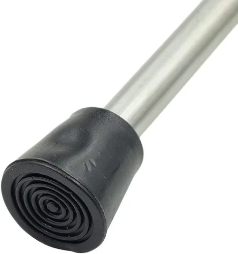 Miniatura 3 de Tope de puerta de acero inoxidable con punta de goma de 6.299 in de longitud total - Paquete de 2