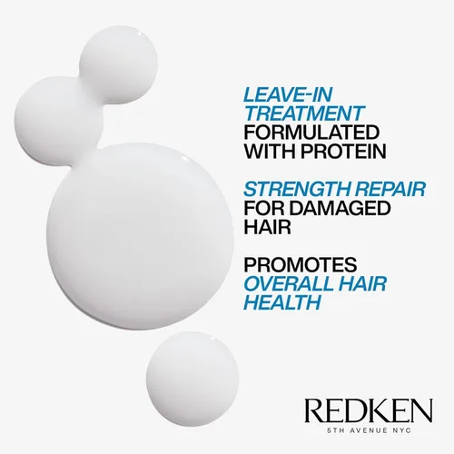Miniatura 3 de Redken Extreme - Tratamiento sin enjuague antiquebradura y anti-rotura para cabello dañado - Fortifica y ayuda a reducir la rotura, infundido