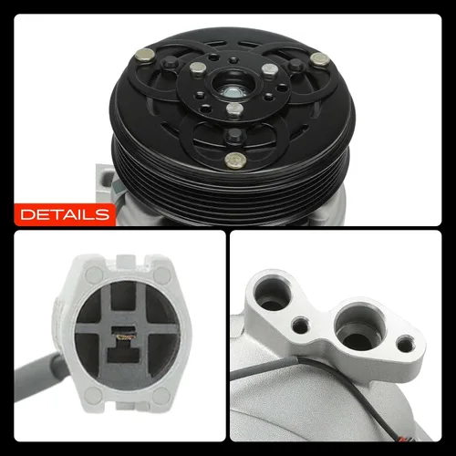 Miniatura 9 de A-Premium Compresor de aire acondicionado con embrague compatible con Mazda 6 2.3L 3.0L 2003-2008