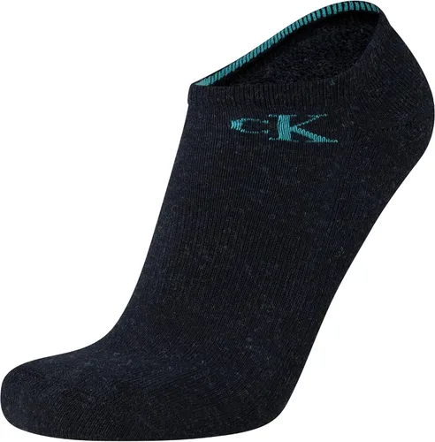 Miniatura 144 de Calvin Klein Calcetines para hombre, mezcla de algodón, acolchados, sin talla, forro de calcetines atléticos (6 unidades)