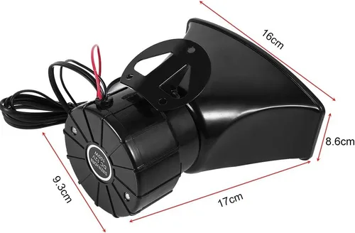 Miniatura 4 de EVGATSAUTO Sirena de bocina de 12 V con 7 sonidos y sistema de altavoces PA de micrófono para automóvil, barco, furgoneta, camión – Bocina de aire