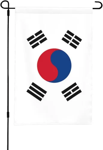 Miniatura 22 de Bonita bandera de jardín estadounidense de 12 x 18 pulgadas, banderas pequeñas de doble cara para decoración de interiores y exteriores