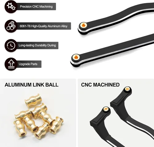 Miniatura 5 de McCue - Enlaces de mantis rezando a control remoto, enlaces de alta liquidación para Axial 1/24 Deadbolt AXI90081 RC Crawler piezas de actualización