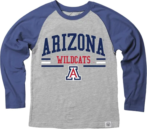 Miniatura 41 de Wes and Willy NCAA playera raglán de manga larga para niños