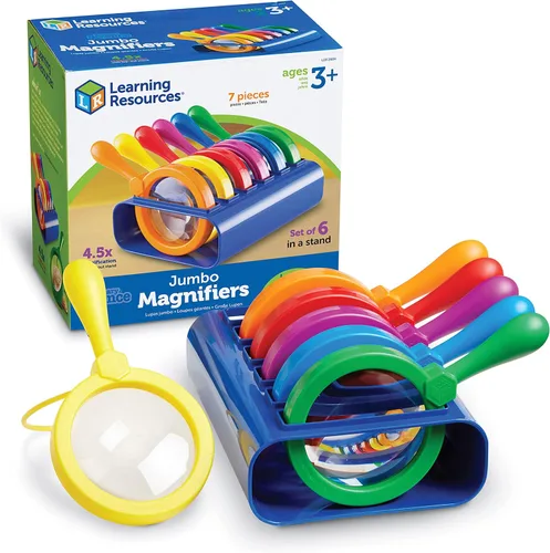 Miniatura 2 de Learning Resources Juego de lupas de ciencia primaria (6 piezas) y cuentagotas (6 piezas) para niños