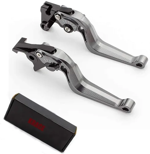 Miniatura 15 de Krace CNC 3D textura motocicleta ajustable forma de serpiente tipo embrague palancas de freno para Honda Z125 mono bike 2018-2019 CB300R 2019