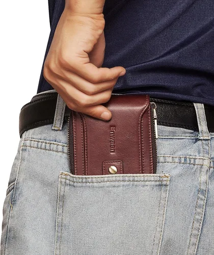 Miniatura 2 de Cartera para hombre E04, Café, Vintage