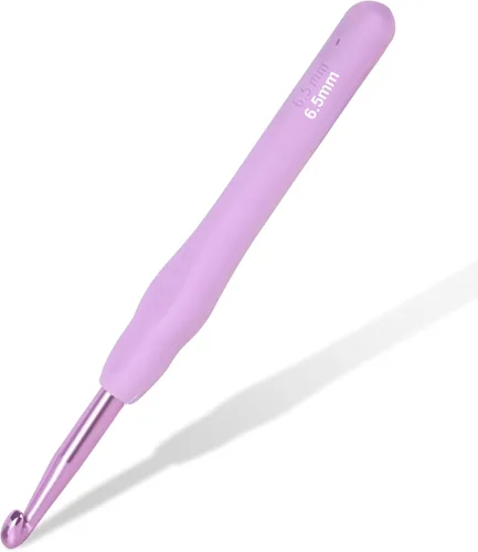 Miniatura 10 de Ganchos ergonómicos de ganchillo de 0.236 in con mango de agarre cómodo para artritis y alivio del dolor de manos, agujas de ganchillo fáciles