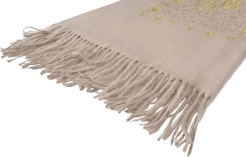 Miniatura 5 de Urban CoCo Chal Bordado con Borlas de Tamaño Grande para Mujer, Bufanda de Mujer