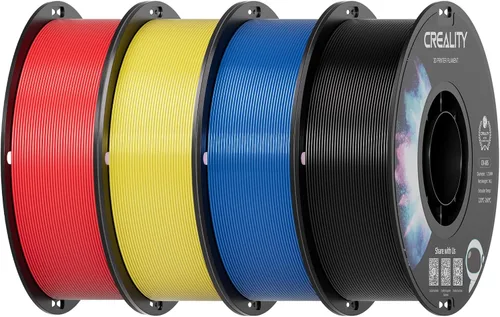 Miniatura 24 de Creality Filamento ABS de 1.75mm, color negro, 2 kg, paquete de filamento para impresora 3D, excelente resistencia, inodoro, no tóxico, estabilidad