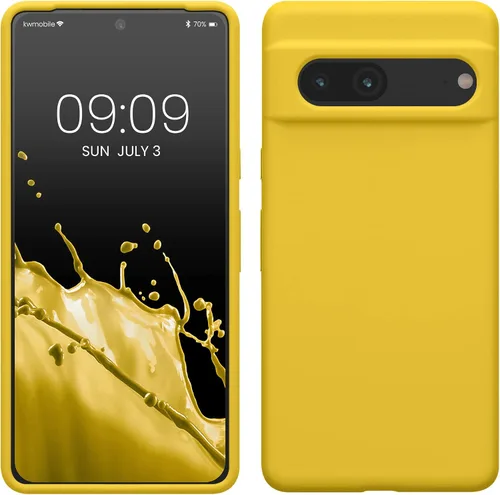 Miniatura 71 de kwmobile Funda compatible con Google Pixel 7 - Funda de silicona TPU con acabado suave - Piedra antigua