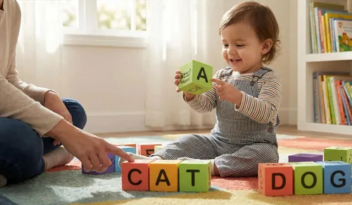 Miniatura 7 de BOHS Bloques de aprendizaje de espuma, números, alfabeto, formas, palabras a la vista, juguetes apilables silenciosos, seguros y suaves para niños