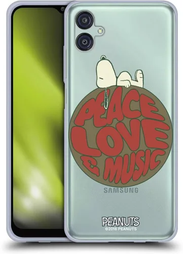 Miniatura 96 de Head Case Designs Funda de gel Woodstock 50th con licencia oficial de Peanuts Snoopy Guitar 1969 [protección de grado militar] compatible