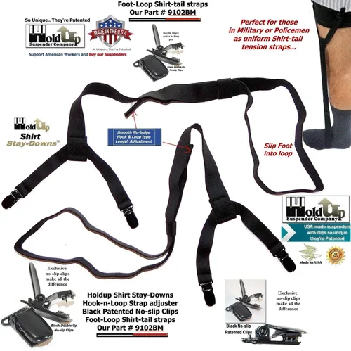 Miniatura 18 de La camisa de vestir Hold-Ups® Stay-downs se mantiene con clips antideslizantes patentados en Estados Unidos