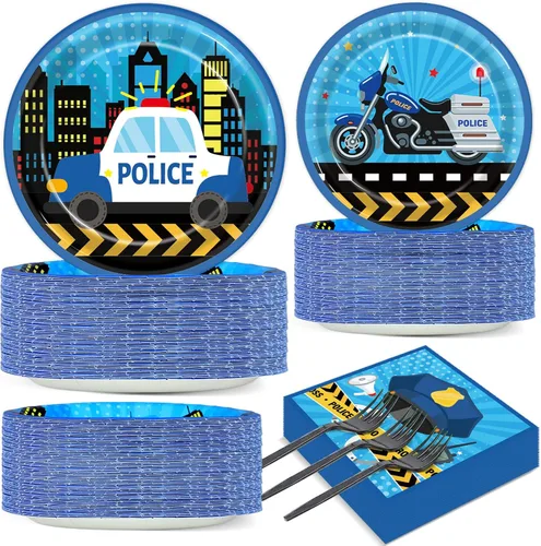 Miniatura 31 de 50 platos y servilletas de fútbol para invitados, suministros de fiesta, decoración de fiesta de cumpleaños de fútbol, juego de vajilla desechable