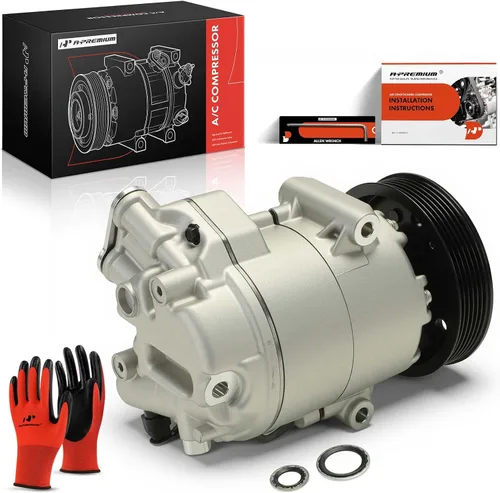 Miniatura 10 de Compresor de aire acondicionado A-Premium con embrague Compatible con Chevrolet Cruze 1.4L 2011, modelo ecológico, con 2 conectores