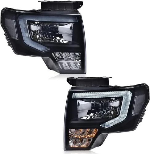Miniatura 17 de G-PLUS Conjunto de faros, compatible con Ford F150 2009 2010 2011 2012 2013 2014 (no compatible con estilo LED, solo se ajusta sin estilo LED)