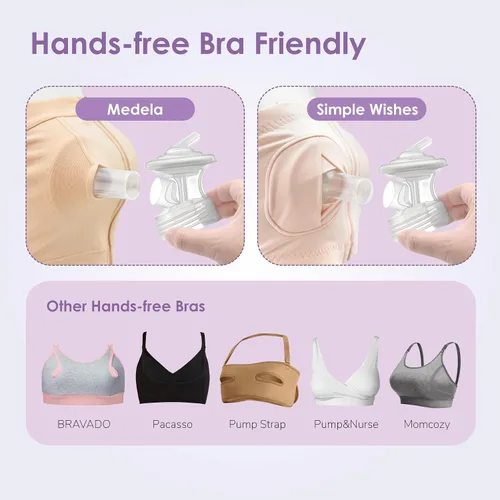 Miniatura 8 de Maymom Piezas de bomba compatibles con extractor de leche Lansinoh, brida, conector de boca ancha, válvula, tubo y protector de reflujo,