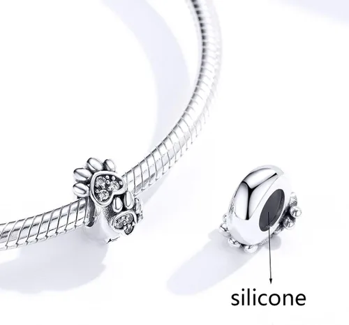 Miniatura 2 de BISAER Colgantes de plata de ley 925 para pulseras, tapones