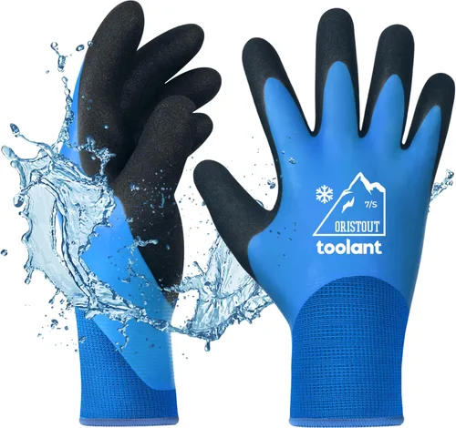Miniatura 12 de Guantes de trabajo de invierno impermeables para hombres y mujeres, pantalla táctil, guantes para congelador, aislados térmicamente, para clima frío
