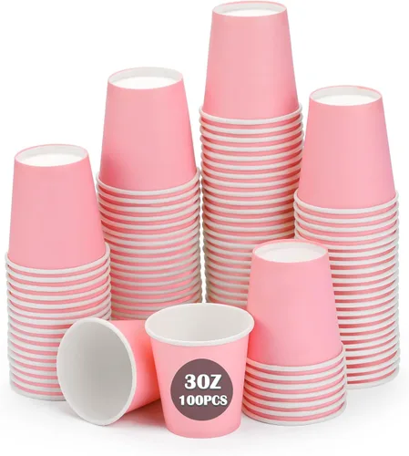 Miniatura 11 de Wuadua Paquete de 50 vasos de papel espresso azul de 3 onzas, resistentes y a prueba de fugas para fiestas, eventos, oficina, uso doméstico, vasos