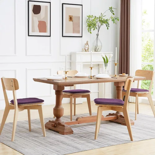 Miniatura 6 de Sweet Home Collection Cojín de espuma viscoelástica de alta calidad para mayor comodidad y apoyo, respaldo antideslizante para sillas de oficina