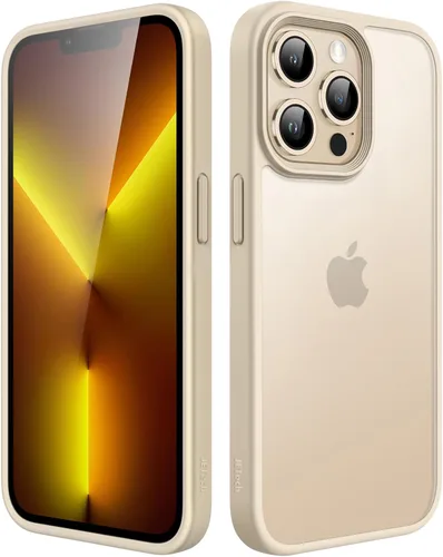 Miniatura 7 de JETech Funda mate para iPhone 13 de 6.1 pulgadas, a prueba de golpes, protección contra caídas de grado militar, cubierta trasera translúcida