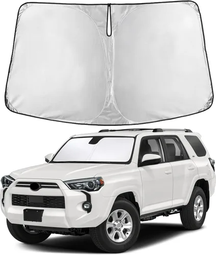 Miniatura 26 de Autovir Parasol para parabrisas Rivian R1S 2022-2024 2025 2026, parasol para ventana delantera, protección UV, bloqueador de calor, accesorios