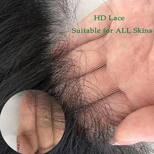 Miniatura 7 de Pelucas de cabello humano con reflejos #1B/27, mezcla de rubios, color natural, con abuelitos, invisible HD, 13x4, encaje frontal, pelucas