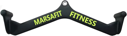 Miniatura 13 de MARSAFIT Gimnasio en casa, fitness, remo, barra en T, polea en V, accesorio para máquina de cable, barra de bíceps Curl Tricep LAT Pulldown Bar Back