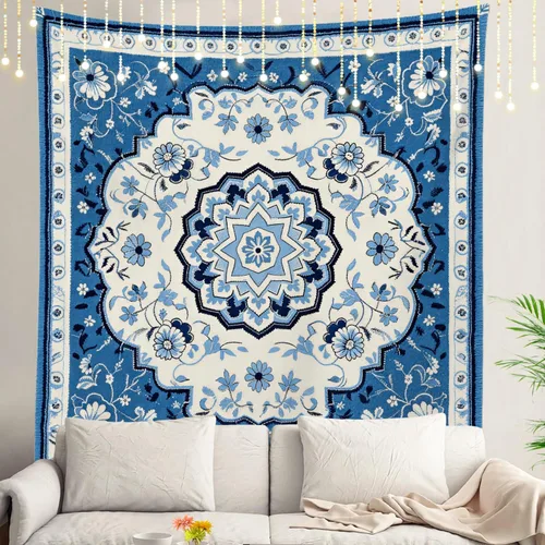 Miniatura 65 de Shrahala Circles Tapestry, Abstract Art With Various Circles Wall Hanging Hd Print Polyester Backdrop For Dorm Room Bedroom 30 X 40 In
