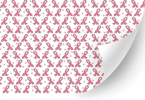 Miniatura 5 de HTV4U Vinilo de transferencia de calor con patrón de concienciación sobre el cáncer de mama (cinta rosa bebé, 18.5 pulgadas x 3 yardas) - Papel