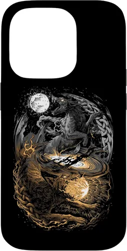 Miniatura 16 de Funda para iPhone 11 Viking Wolf Norse Mythology Pagan Ragnarok Wolves