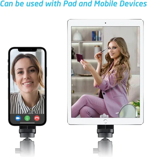 Miniatura 3 de Soporte magnético para trípode para teléfono compatible con dispositivos iPhone y Android