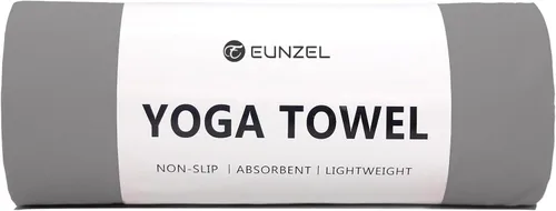 Miniatura 10 de Eunzel Toalla de yoga caliente antideslizante para esterilla de yoga, toalla de microfibra absorbente del sudor para yoga caliente, pilates y Morado