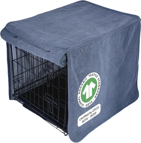 Miniatura 12 de Molly Mutt Wild Horses - Funda para jaula de perro, funda de lona 100% algodón con 2 paneles enrollables, ideal para jaula de perro o gato, Caballos
