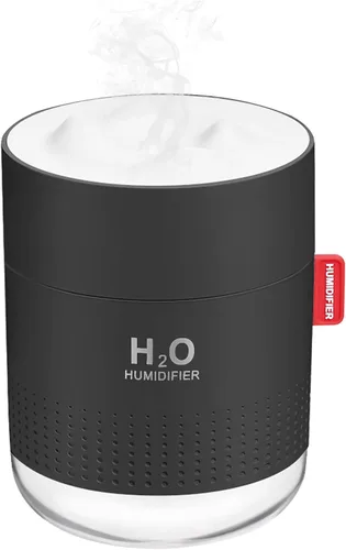 Mini humidificador portátil de niebla fría, humidificador de escritorio personal USB de 16.9 fl oz para dormitorio de bebé, viajes, oficina, hogar,