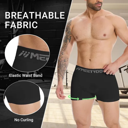 Miniatura 4 de Pantalones cortos de compresión para hombre, paquete de 3/4/5 pantalones cortos de elastano para correr, entrenamiento, deporte, rendimiento, ropa