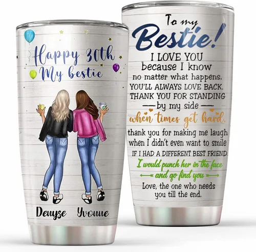 Miniatura 31 de Vaso personalizado con texto en inglés "I Love You To The Beach And Back", taza de café, taza de camping, vaso de vino, vaso delgado, regalos para 22