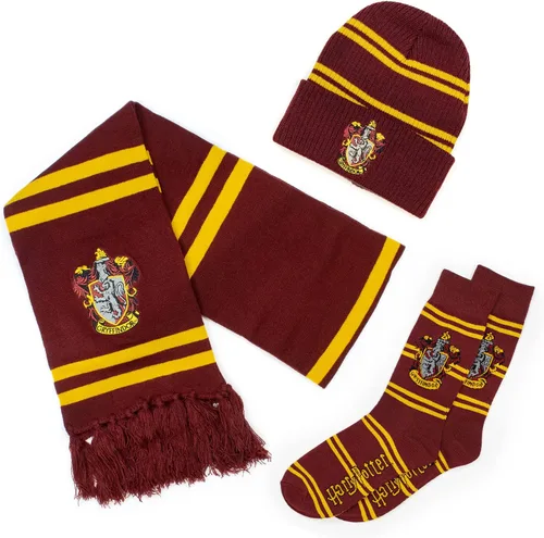 Culture Fly Harry Potter - Juego de regalo de 3 piezas con bufanda y gorro