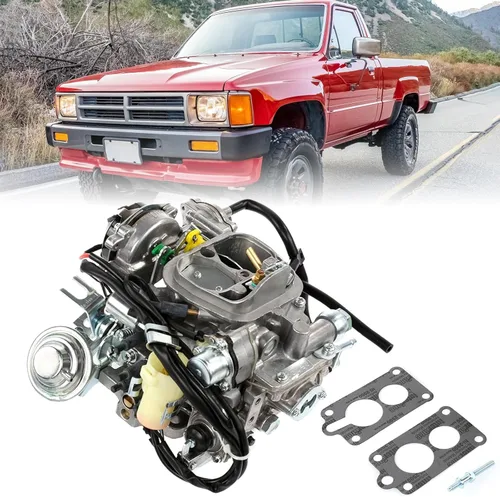 Partol Carburador 22R para Toyota Pickup Carburador 1981-1987 TOY-505 TOY-507 2.4L Carburador Carb, estrangulador automático (35290/2.4L
