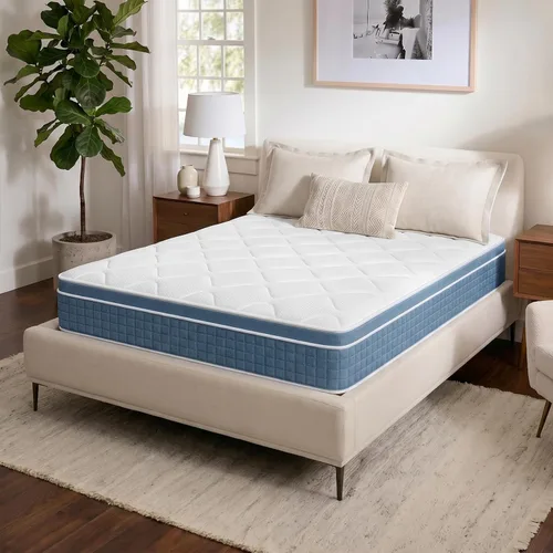 Miniatura 2 de Vesgantti 8 Inch Twin Mattress, Cooling Hybrid Mattress in a Box with Pocket Spring & Memory Foam, Medium Firm Mattress for Back Pain Relief