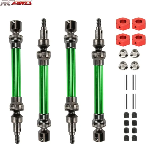 Miniatura 8 de RCAWD Eje de transmisión para ARRMA 3S, 1/10 New Big Rock Upgrades Partes, (no para Old Big Rock), eje de transmisión delantero trasero para Crew