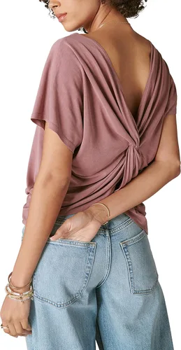 Miniatura 3 de Lucky Brand Camiseta Sandwash Twist Back para mujer