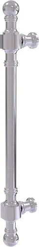 Miniatura 3 de Allied Brass RW-3/8 Retro Wave Collection Tirador de puerta de 8 pulgadas, 8 pulgadas, bronce cepillado