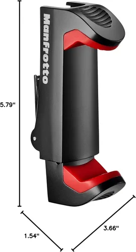 Miniatura 2 de Manfrotto - Abrazadera universal para smartphone MCPIXI, versión Pro, color negro