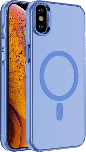 Miniatura 21 de S. Tedazo Funda magnética para iPhone 7/8 Plus (5.5 pulgadas) compatible con MagSafe, [no amarillenta] delgada, a prueba de golpes, funda para Negro