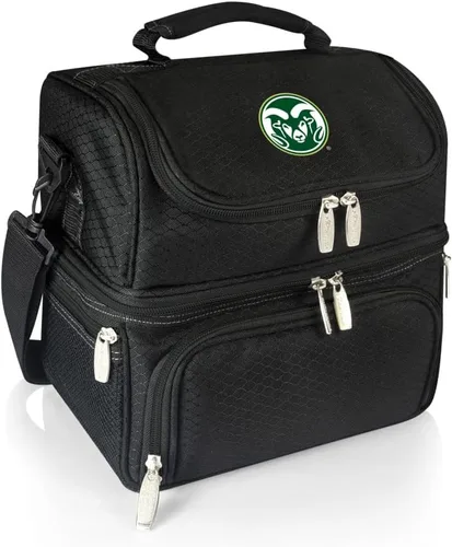 Miniatura 47 de PICNIC TIME NCAA Nebraska Cornhuskers Pranzo - Lonchera aislada con juego de pícnic, bolsa enfriadora para el almuerzo Negro