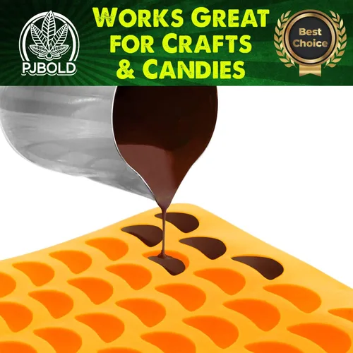Miniatura 3 de Molde de silicona para dulces en forma de rodaja de naranja mandarina - media hoja