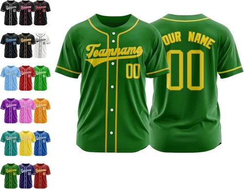 Miniatura 22 de Camiseta de béisbol personalizada, nombre de béisbol personalizado, logotipo de número, camiseta de béisbol personalizada para hombres, mujeres